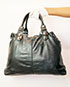 Arena Giant Brief, £320, Handbags, Black, Lizard, Back view